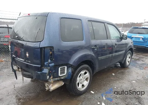 2014 Honda Pilot Lx from USA, damaged, VIN 5FNYF4H2XEB050346